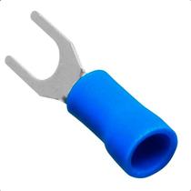Kit Terminal Pre Isolado Forquilha Garfo Azul 2,5mm 100pçs Kit Terminal Pre Isolado Forquilha Garfo Azul 2,5mm 100pçs