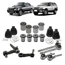 Kit Terminal S10 Blazer 2004 Bucha Pitman Coifa Suspensão