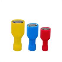 Kit Terminal Total Isolado Faston FDFD Fêmea Lingueta