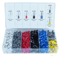 Kit Terminal Tubular Ilhós com Estojo Organizador de 1900 Peças BOM-5521 Bomvink Kit Terminal Tubular Ilhós com Estojo Organizador de 1900 Peças BOM-5521 Bomvink