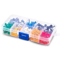 Kit Terminal Tubular Ilhós Isolado 400 Unidades Estojo Kit Terminal Tubular Ilhós Isolado 400 Unidades Estojo