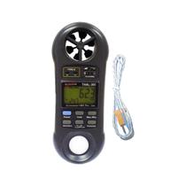 Kit Termo-higro Digital Anemômetro Velocidade Luxímetro Umidade Thal-300 Portátil Instrutherm Sensor Temperatura S-02k