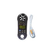Kit Termo-higro Digital Anemômetro Velocidade Luxímetro Umidade Thal-300 Portátil Sensor Temperatura -50 A 250ºC S-02k