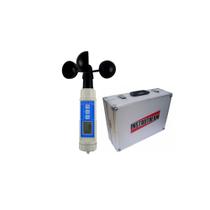 Kit Termo Higrômetro Digital Anemômetro Barômetro Ponto Orvalho Thab-500 Portátil Estojo Maleta Transporte Alumínio