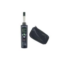 Kit Termo Higrômetro Digital Temperatura Psicrômetro Umidade Min Max Termistor Ht-260 Portátil Instrutherm Estojo Es-01
