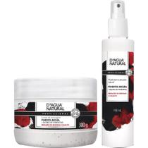 Kit termoativo creme de pimenta negra 300g fluido 190ml dágua natural