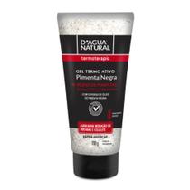Kit termoativo pimenta negra 300g fluido gel dagua natural