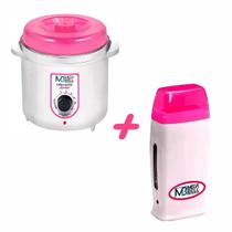 Kit Termocera 400G Rosa + Roll On Rosa - Mega Bell