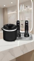 Kit Termocera 700g e Base Dupla Roll-on Bivolt Preto