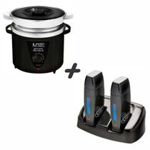 Kit Termocera PRETA 900g REFIL +Kit Base Dupla Preta