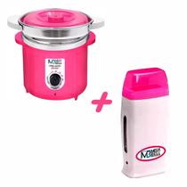 Kit Termocera REFIL 400g PINK + Roll On ROSA MegaBell