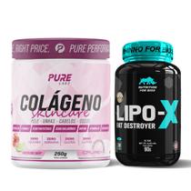 Kit Termogenico 60 Tabletes + Colágeno com Ácido Hialurônico Hibisco C/Limão