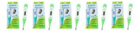 Kit Termometro Axilar Flexível Digital Verde 5 Unidades
