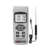 Kit Termômetro Digital Tipo K E J C Datalogger 16000 Dados Rs-232 Th-096 Portátil Instrutherm Sensor Temperatura Pt