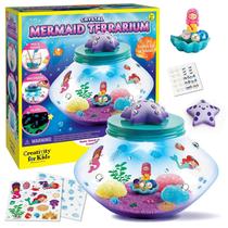Kit Terrarium Creativity para crianças Crystal Mermaid de 6 a 8 anos Kit Terrarium Creativity para crianças Crystal Mermaid de 6 a 8 anos