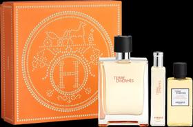 Kit terre d'hermès masculino edt 100ml + mini edt 15ml + gel de banho 40ml