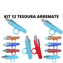 Kit Tesoura de Arremate de Costura 12 Und Tecelão TC-800
