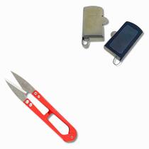 Kit Tesoura de Arremate de Metal Tic Tac 11cm - TC-805(10,6cm) Mais Guia Magnético Ima Forte MG20L Kit Tesoura de Arremate de Metal Tic Tac 11cm - TC-805(10,6cm) Mais Guia Magnético Ima Forte MG20L