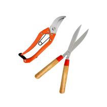 Kit Tesoura de Poda 8 e Tesoura para Grama 12 Jardinagem Manutenção de Áreas Verdes