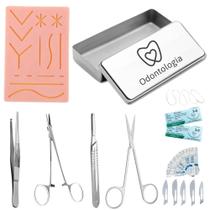 Kit Tesoura Iris Pele Artificial Pinça - Love Saude