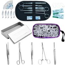 Kit Tesoura Metzenbaum Porta Agulha Pinca