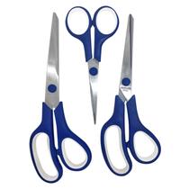 Kit Tesoura Navy Pro com 3 Unidades 10cm, 13cm e 18cm Aço Inox Corte Preciso Uso Escolar Profissional Kit Tesoura Navy Pro com 3 Unidades 10cm, 13cm e 18cm Aço Inox Corte Preciso Uso Escolar Profissional