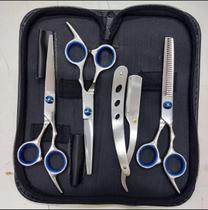 kit tesoura para barbeiro