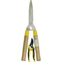 Kit Tesoura Poda 2 Peças, Preto-Amarelo Kit Tesoura Poda 2 Peças, Preto-Amarelo