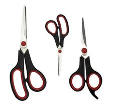 Kit Tesouras Aço Inox Cozinha Escritório Papel Costura