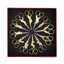 Kit Tesouras Dourada de Animais para Bordado Westpress 12 Unidades