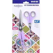 Kit Tesouras Multiuso Lanmax - 2 unidades