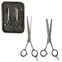 Kit Tesouras Umi Profissionais Fio Navalha E Desfiadeira Kit Tesouras Umi Profissionais Fio Navalha E Desfiadeira