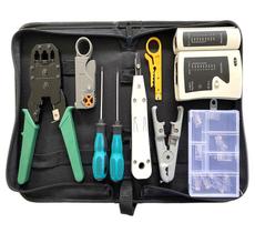 Kit Testador De Rede Alicate Crimpador Push Donw Decapador