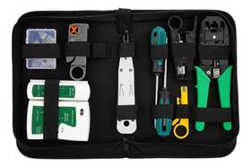 Kit Testador Rede Rj 45 Com Ferramentas E Acessorios De Rede Kit Testador Rede Rj 45 Com Ferramentas E Acessorios De Rede