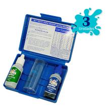 Kit Teste de Alcalinidade para Piscina - 3 unidades - Aquality