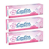 Kit Teste Gravidez Confira Tira Resultado Rápido e Preciso em 1 Minuto Embalagem Discreta