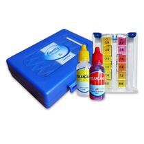 Kit Teste Medidor Análise De Ph E Cloro Para Piscinas Aquality