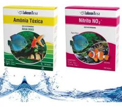 KIT Testes Alcon Labcon Amônia + nitrito para aquario