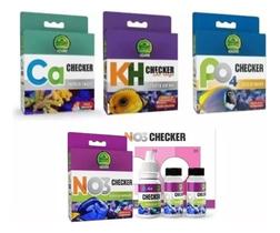 Kit Testes Powerfert Kh Cálcio Fosfato Nitrato Aqua Marinho Kit Testes Powerfert Kh Cálcio Fosfato Nitrato Aqua Marinho