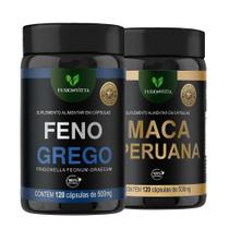 Kit Testo 3000 F E N O E M A C A 120 Cápsulas 500mg Fusionvitta Kit Testo 3000 F E N O E M A C A 120 Cápsulas 500mg Fusionvitta