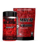 Kit Testo Dilated 120 Cápsulas Suplemento 30 Cápsulas Zinco Magnésio Vitamina B6