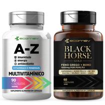 Kit Testo Fe no Grego Com Boro 1000Mg Multivitaminico AZ 500Mg Ecomev