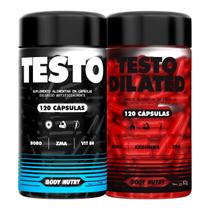 Kit TESTO Precursor Pré Hormonal com Boro, Arginina, Zinco, Magnésio e Vitamina B6 Vitaminas Minerais Pump Treinos Suplemento 120 Cápsulas