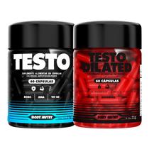 Kit Testo Testo Dilated 60 Cápsulas Arginina e Magnésio Energia, Performance e Vasodilatador Kit Testo Testo Dilated 60 Cápsulas Arginina e Magnésio Energia, Performance e Vasodilatador