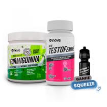 Kit Testofemme + Formiguinha Pré-treino Inove Sports Ganhe 1 Squeeze Kit Testofemme + Formiguinha Pré-treino Inove Sports Ganhe 1 Squeeze