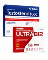 Kit Testosterol 1000 + Ultra B12 Metilcobalamina 30Comp cada