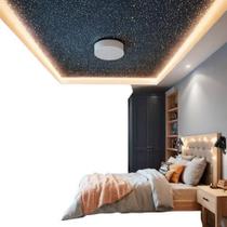 Kit Teto Quarto 500 Pontos Fibra Ótica Branco Misto