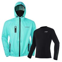 Kit Texx Corta Vento Impermeável Climate 1 Térmica X11 Azul Kit Texx Corta Vento Impermeável Climate 1 Térmica X11 Azul