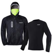 Kit Texx Corta Vento Impermeável Climate 1 Térmica X11 Preta Kit Texx Corta Vento Impermeável Climate 1 Térmica X11 Preta