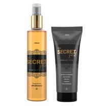 Kit The Secret Gold Body Splash e Hidratante Corporal